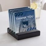 Rockford VividPrint Coasters - Set of 4 on Brolin Black - 2