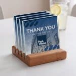Rockford VividPrint Coasters - Set of 4 on Brolin Walnut - 2