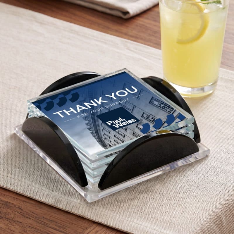 Rockford VividPrint Coasters - Set of 4 on Herning Black - 2
