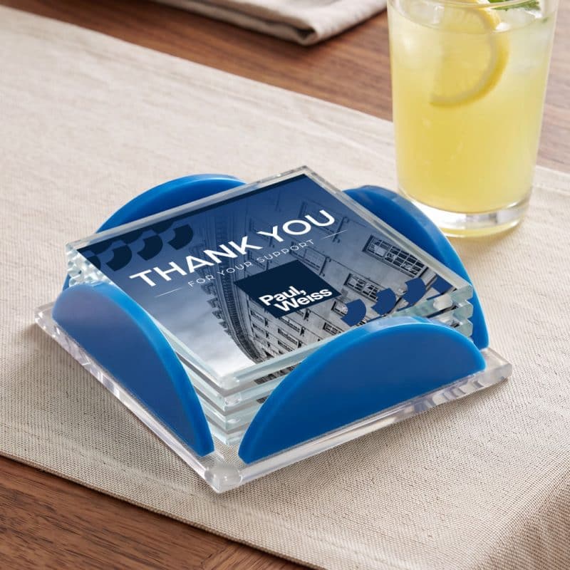 Rockford VividPrint Coasters - Set of 4 on Herning Blue - 2
