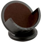 TS Pedestal Holder Dark Walnut Finish for round coasters fit