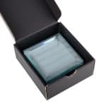 Talbot Coasters - Set of 4 on Black Base - 1