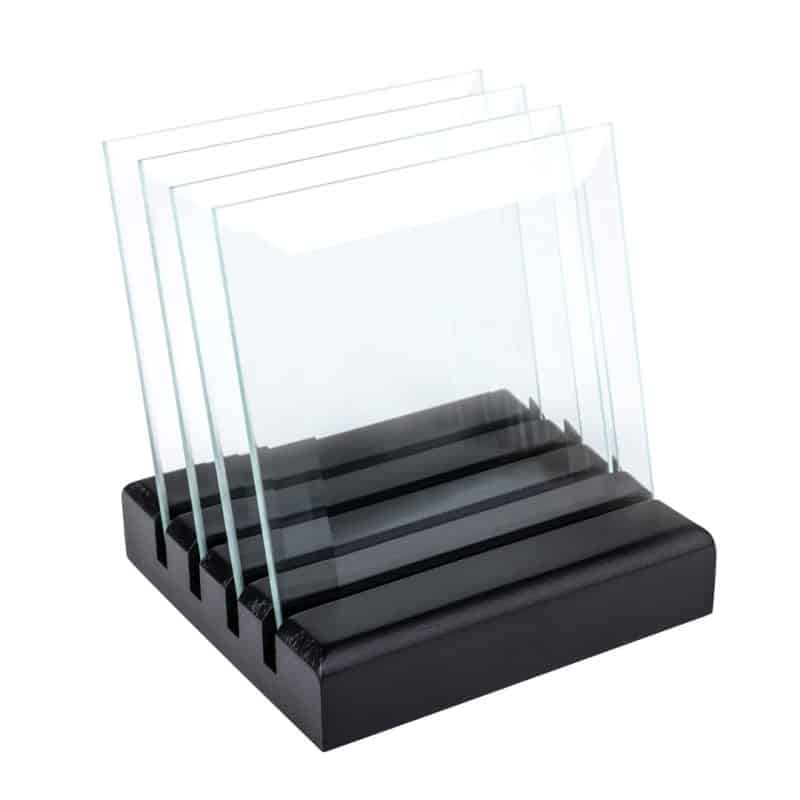 Talbot Coasters - Set of 4 on Black Base - 3