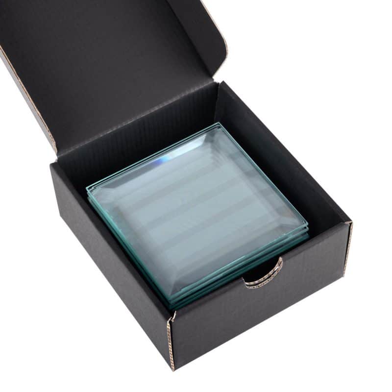 Talbot VividPrint Coasters - Set of 4 on Black - 1
