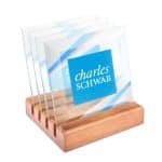 Talbot VividPrint Coasters - Set of 4 on Walnut